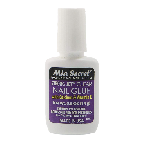 Mia Secret Nail Glue with Calcium & Vitamin E - Brush On